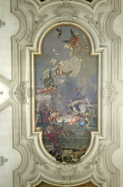The Institution of the Rosary by St. Dominic by Giovanni Battista Tiepolo